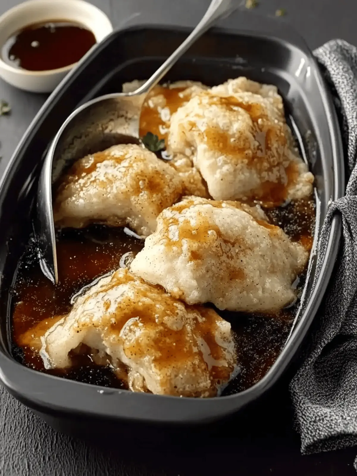 Irresistible Maple Dumplings in Rich Maple Sauce
